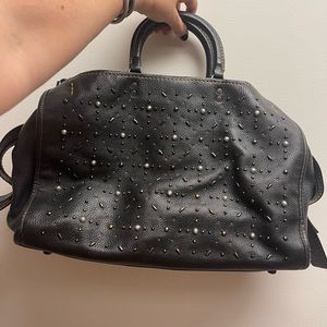 Coach black work shoulder & cross body bag